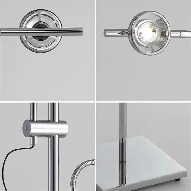 Moderne minimalistische Designer-Projektionslampe mit mehreren Köpfen, minimalistischer Stil, Heimdekoration, Licht, Wohnzimmer, LED-Stehlampe