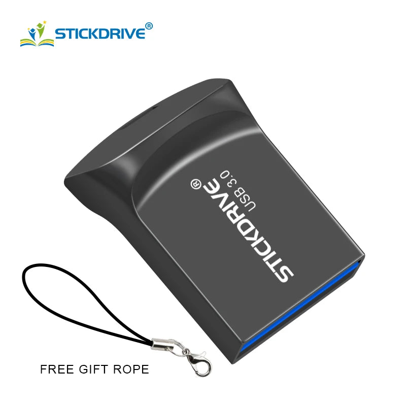 Hochgeschwindigkeits-Mini-USB3.0-Flash-Laufwerk, 16 GB, 32 GB, 64 GB, 128 GB, 256 GB, Metall-Stick, wasserdichter USB 3.0-Festplatten-Speicherstick