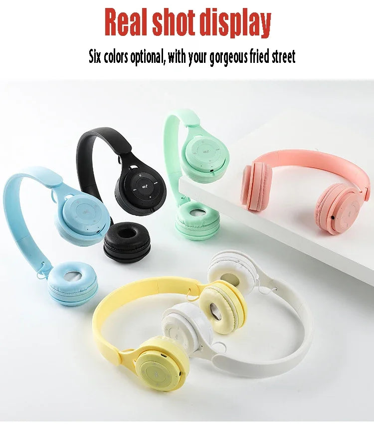 Stereo Y08 Headset 5,3 Bluetooth Headset Klapp Drahtlose Sport Kopfhörer Gaming Headsets Over-Ear Kopfhörer für Android ios