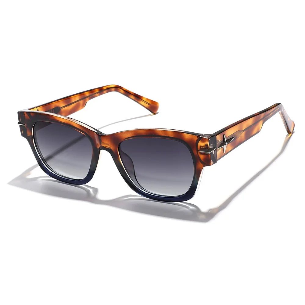 Rechteckige Sonnenbrille für Damen, Retro-Fahrbrille, 90er-Jahre-Vintage-Mode, schmaler quadratischer Rahmen, UV400-Schutz