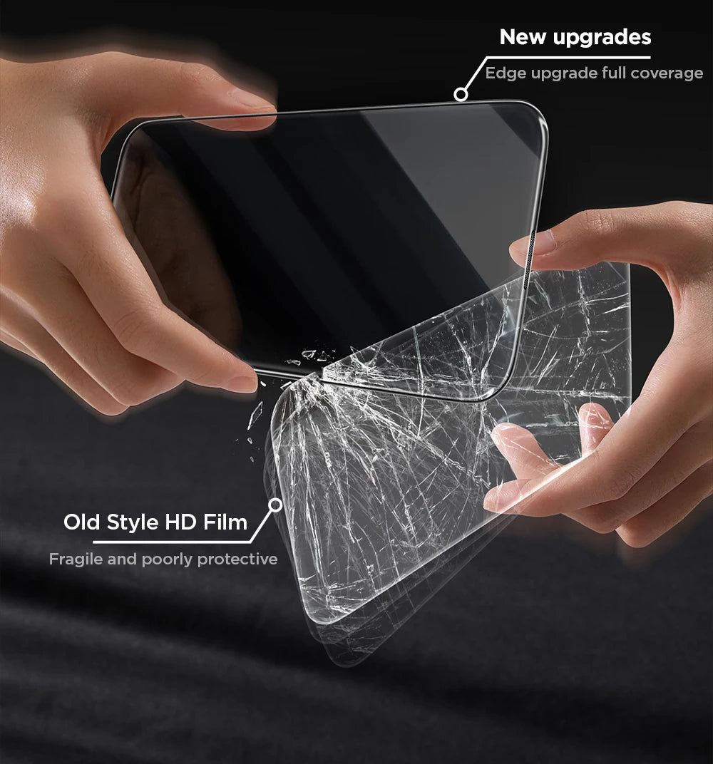 Joyroom 1/2/3 Stück HD-Glas für iPhone 17 16 15 14 13 12 Pro Max Displayschutzfolie für iPhone 17 16 Pro Max Glas gehärtetes Glas