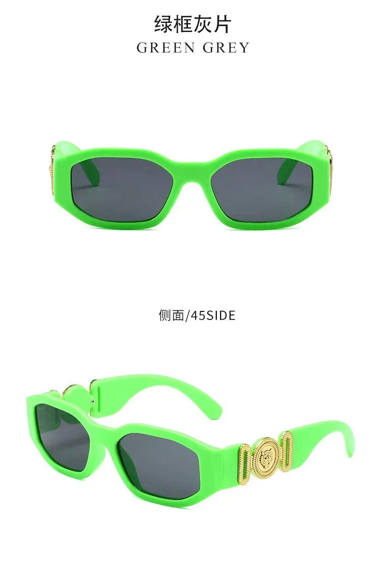 Neue Retro Unregelmäßige Quadratische Sonnenbrille für Frauen Männer Mode Designer Kleine Rahmen Sonnenbrille Trend Produkt Shades UV400