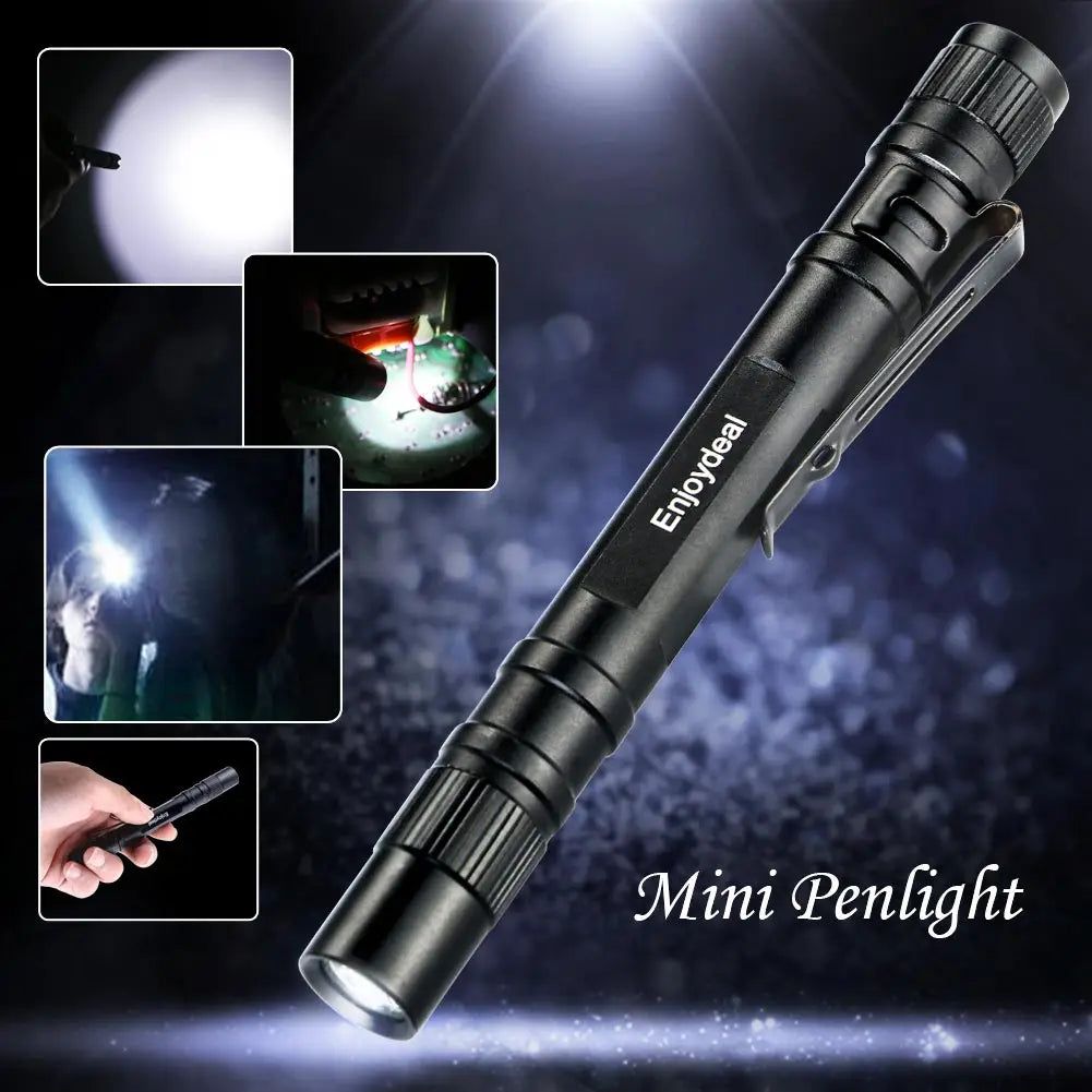 Mini LED Taschenlampe Taschenlampe 1000 Lumen Lampe Clip Kleine Taschenlampen Taschenlampe Outdoor camping Tasche stift lichter notfall Laterne