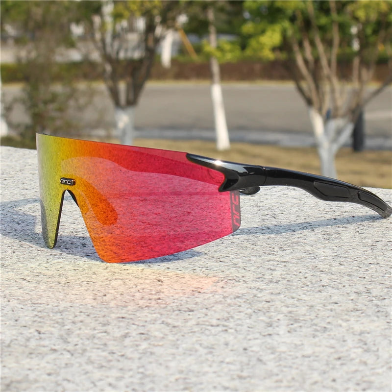 NRC Radfahren Sonnenbrille 1 objektiv UV400 TR90 Sport Fahrrad Brille MTB Mountainbike Angeln Wandern Reiten Brillen für Männer Frauen