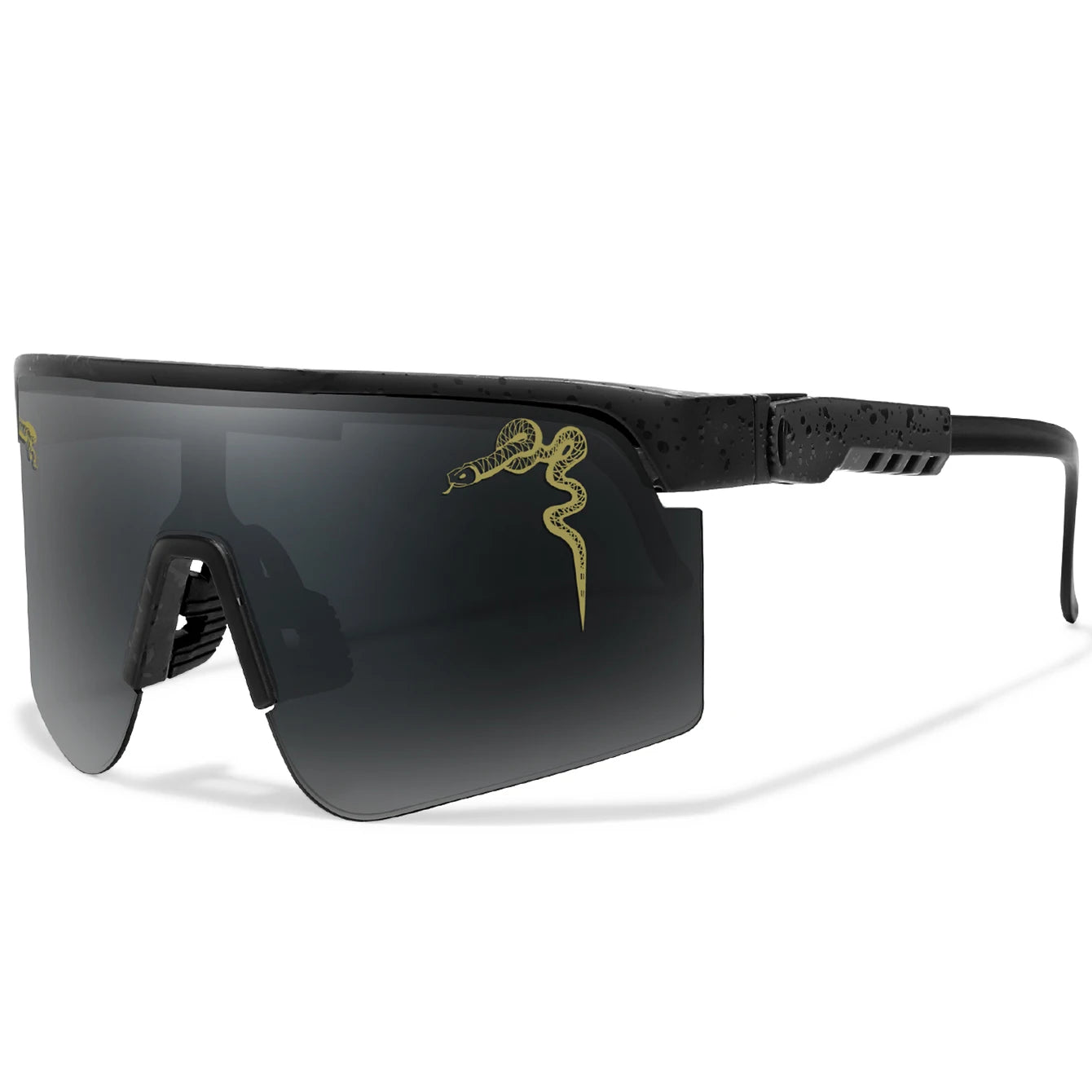 Herren Damen Radsport-Sonnenbrille Große Linse Winddicht UV400 Schutzbrille Outdoor-Sport Laufen Klettern Fahrrad MTB Brille