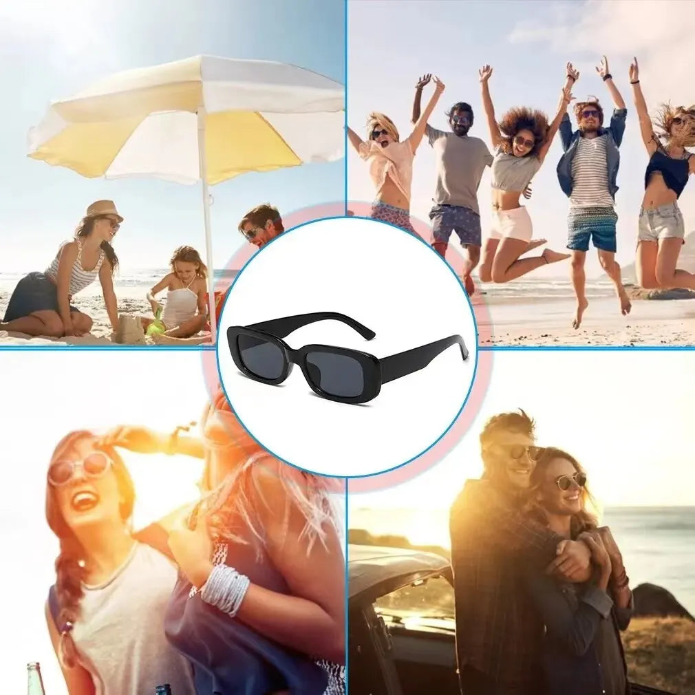 Retro kleine quadratische Sonnenbrille Männer und Frauen trend ige europäische und amerikanische Mode Street Shot Sonnenbrille UV-sichere Brille