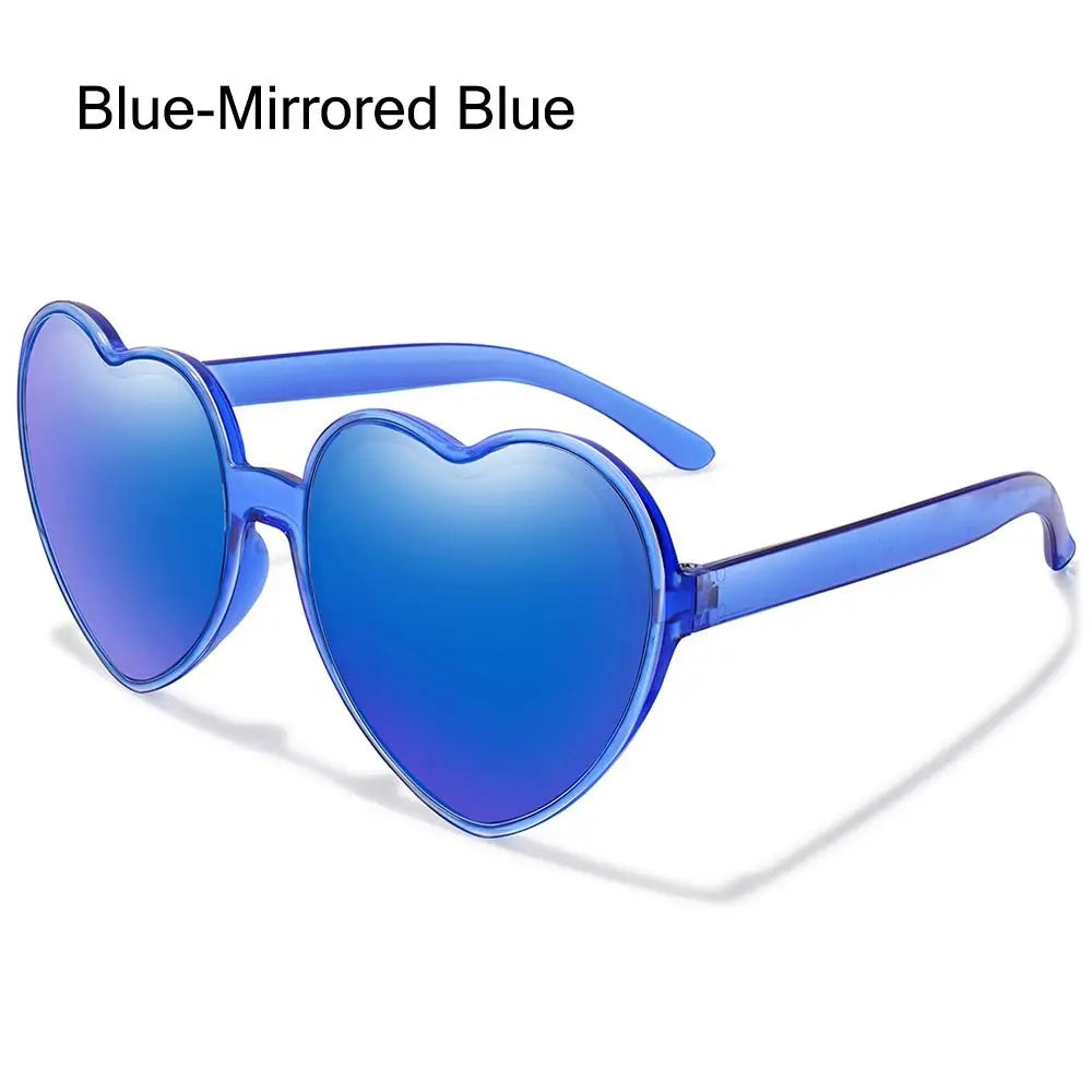 Herz Sonnenbrille für Frauen Männer Randlose Gradienten Sonnenbrille UV400 Weibliche Sommer Shades Luxus Marke Design Damen Brillen 2025