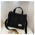 Umhängetasche aus Cord, quadratische Umhängetasche für Damen, lässige Tragetasche, Umhängetasche, Reise-Organizer-Tasche