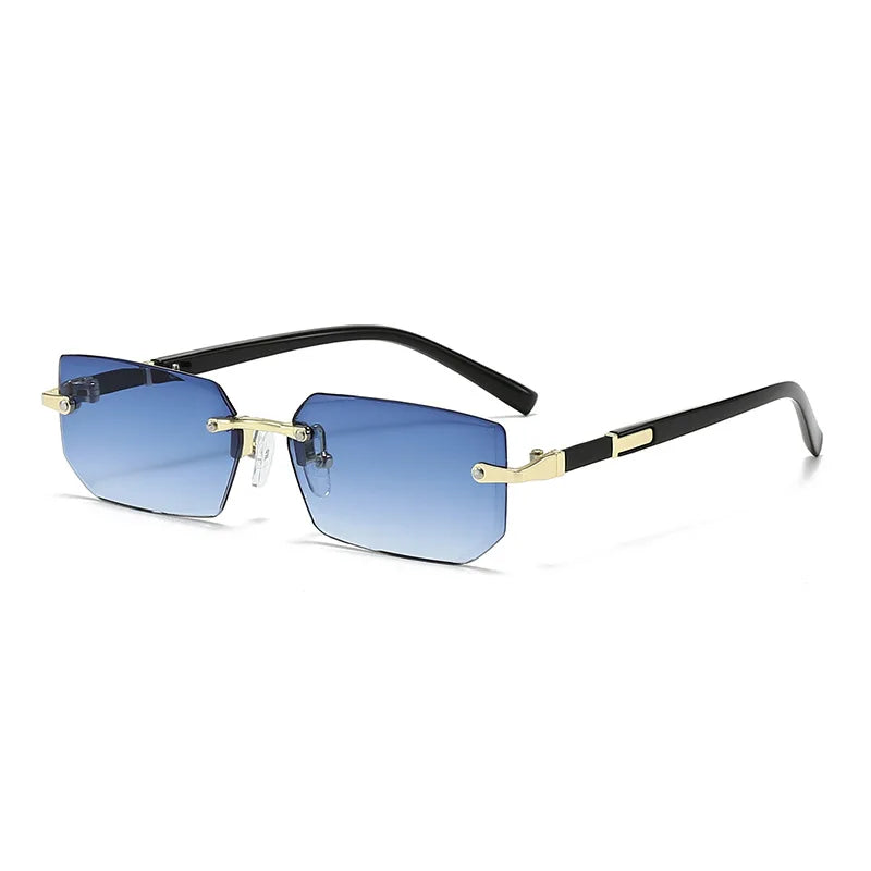 Mode High Definition Sonnenbrille Männer Damen Blau Licht Blockieren Augenschutz Brillen Randlose Quadratische Rahmen Brillen Goggle