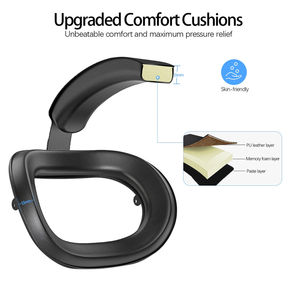 Kopfband mit Akku für Meta/Oculus Quest 2, verstellbares Elite-Gurt-Ersatzzubehör für Oculus/Meta Quest 2