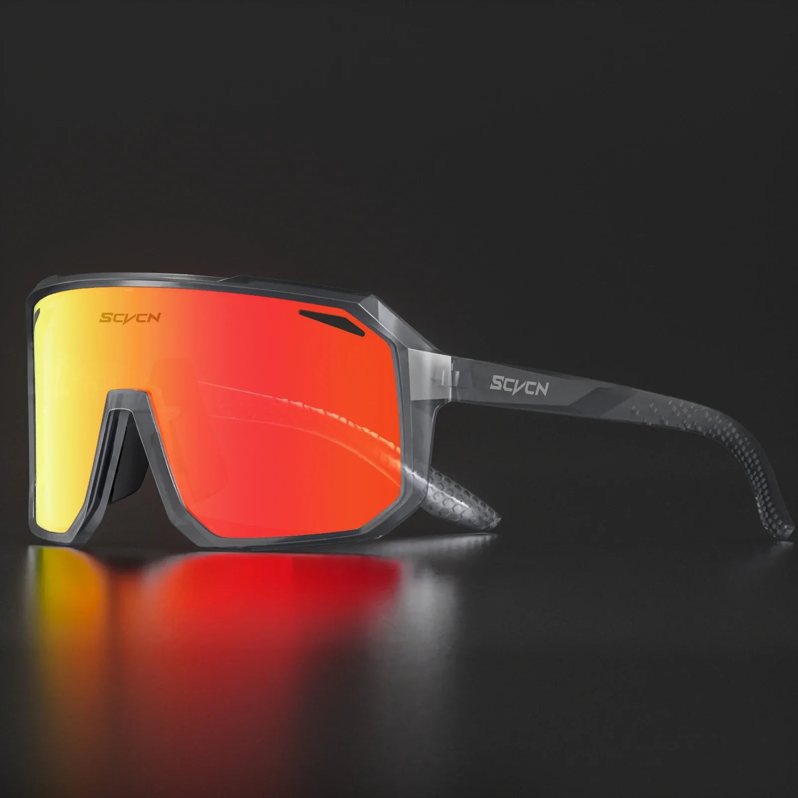SCVCN Fahrradbrille, Fahrrad, Mountainbike, Wandern, Camping, Golf, UV400, Sonnenbrille, Sportschutzbrille für Männer und Frauen, Baseball