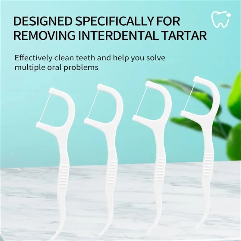 1/2/5/10 Box Tragbare Einweg Zahnseide Kunststoff Zahnstocher Hochspannung Zahnseide Stick Zahnseide Box ﻿ Mundpflege