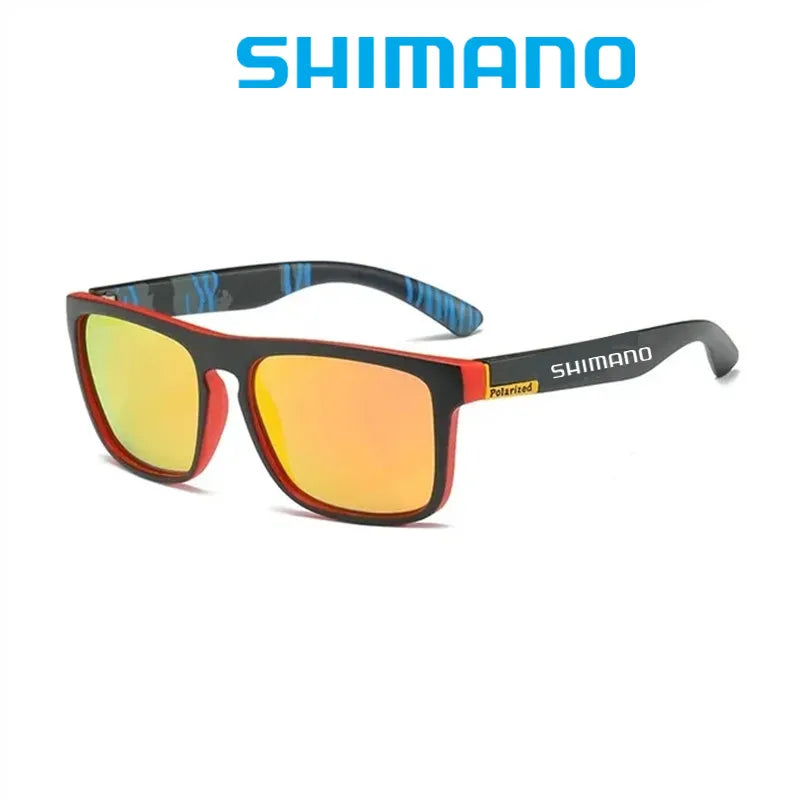 Klassische quadratische polarisierte Unisex-Outdoor-Sport-Sonnenbrille zum Angeln, Jagen, Radfahren, Fahren, Bergsteigen, UV400, blendfrei