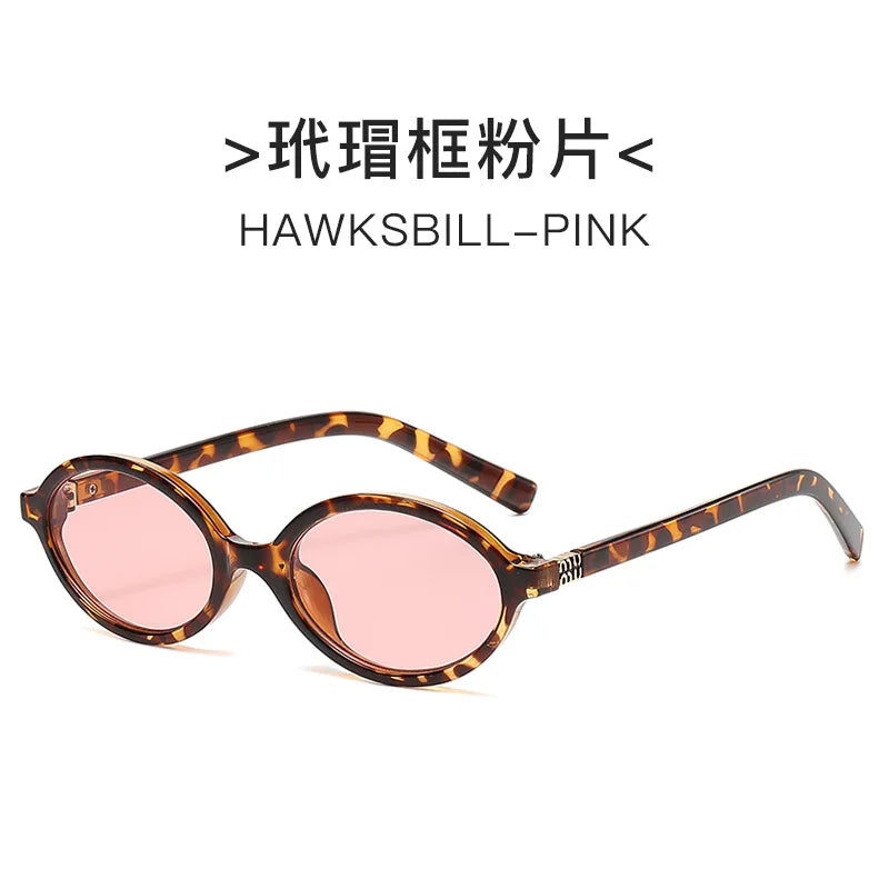 Ins 2025 Luxus Designer UV400 Sonnenbrille Frauen Männer Neue Trendy Oval Sonnenbrille Damen Vintage Kleine Runde Gafas De Sol