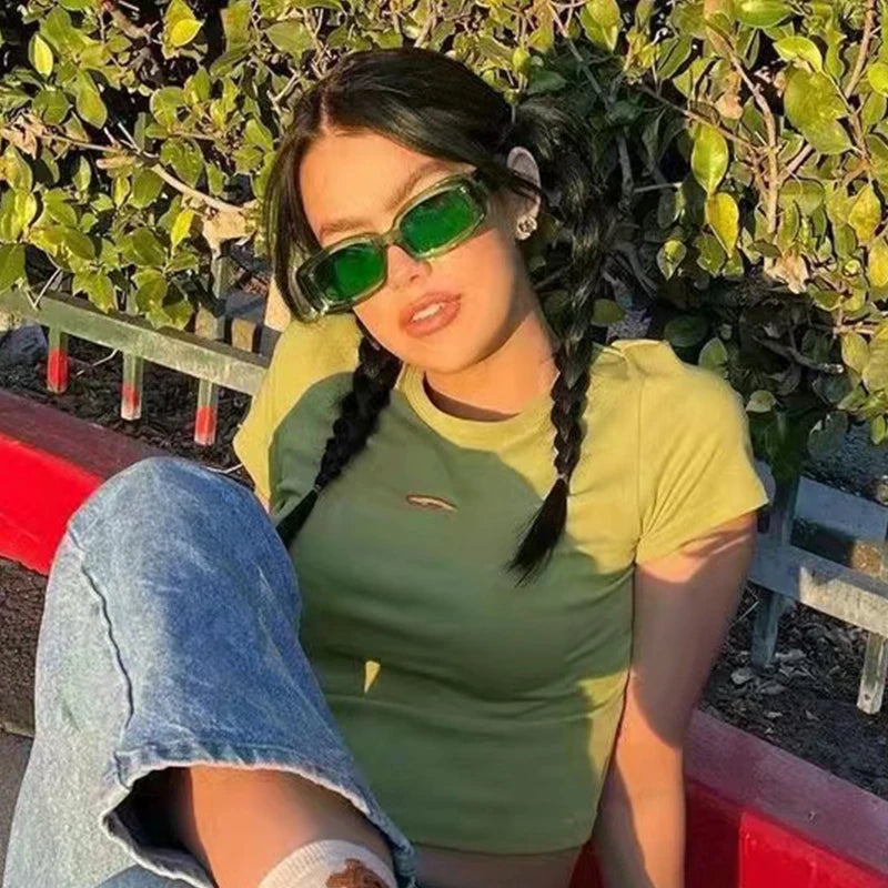 Marke Klar blau Sonnenbrille Männer Frauen Retro Luxus Designer sonnenbrille Vintage Shades Quadratische Gläser Famale Oculos De Sol UV400