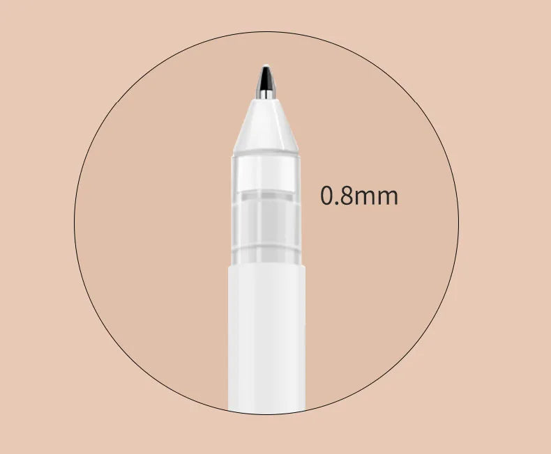 3/5Pcs Weiß Gel Stift 0,8mm Highlight Marker Stift Schwarz Karton Manga Malerei Stift Kunst Skizze Zeichnung schreibwaren