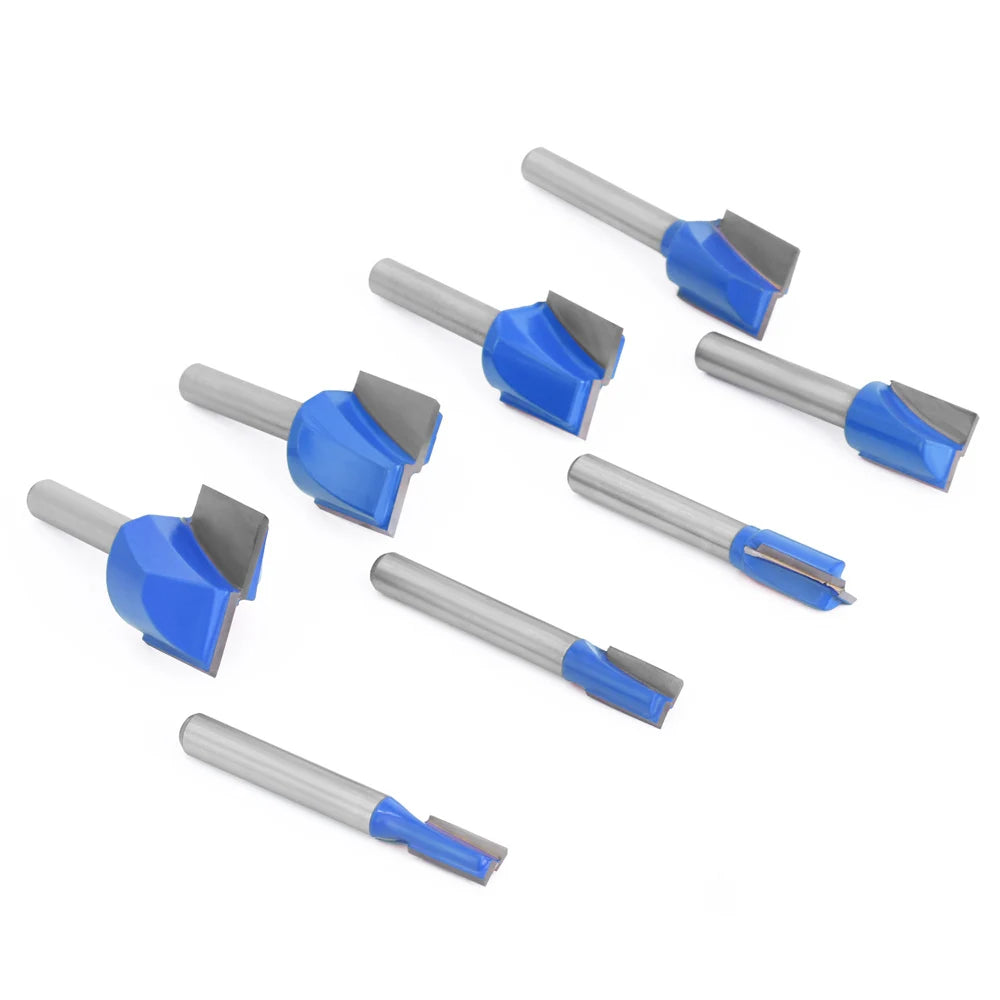LAVIE 6mm 1/4 Schaft 1 stücke Reinigung Bottom Bit Gerade Router Bit set Sauber Fräser Holzbearbeitung Power maschine