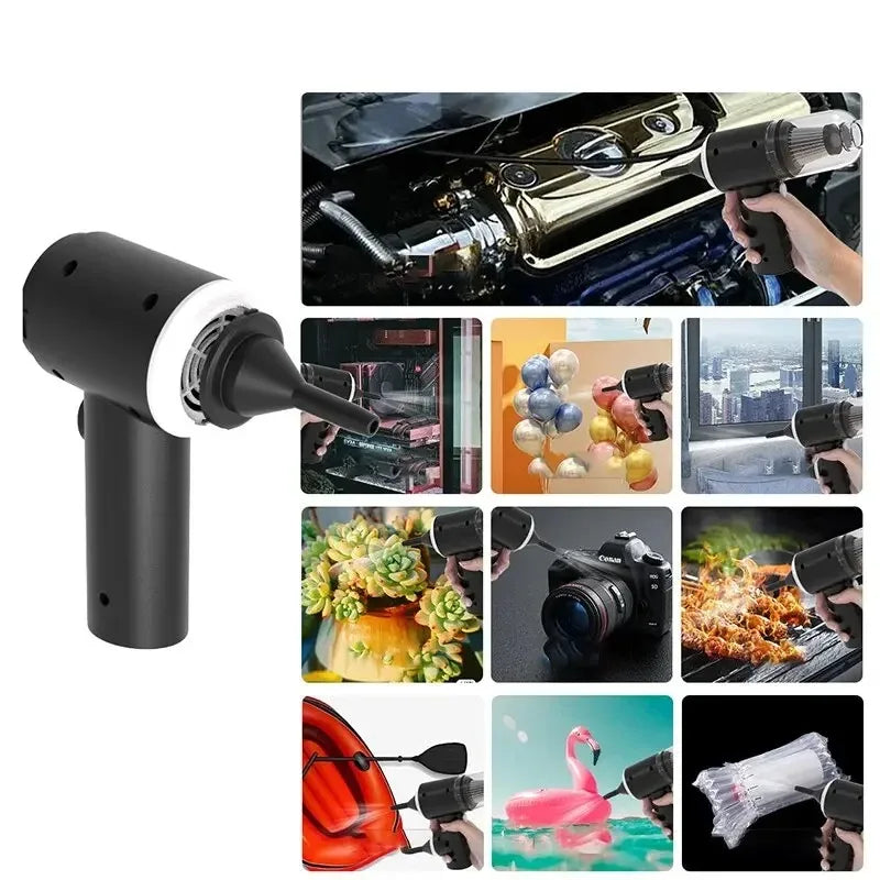 9000Pa Drahtlose Auto Staubsauger USB Lade 1200mAh Tragbare Reinigung Gerät Mini Nass und Trocken Staubsauger Haushalt