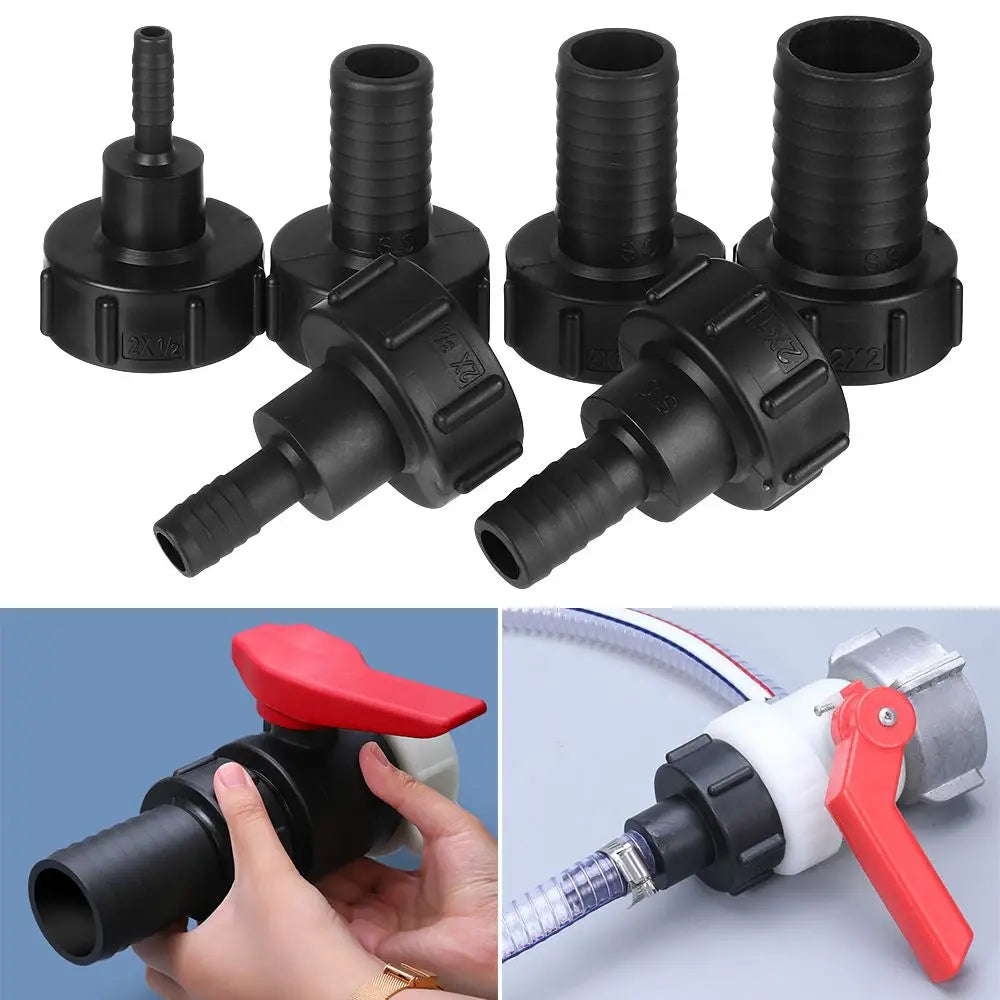 IBC Tank Adapter Adaptor Connector Water Tank Outlet Connection Fitting Tool For Home Garden Water Connectors Hose Fittings