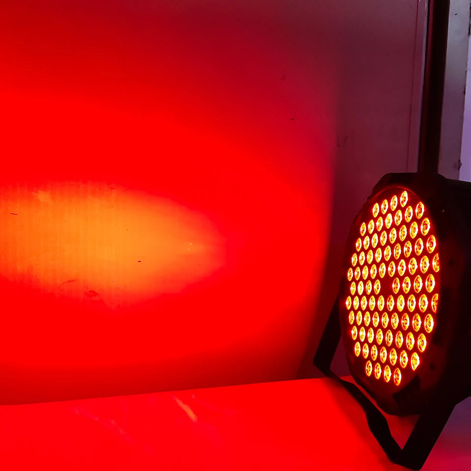 Neue 80 W Upgrade 54 Par Licht LED Bühne Party Lichter flache Par Strobe Dmx512 Steuerung RGB 3In1 Farben für DJ Disco Hochzeit Weihnachten