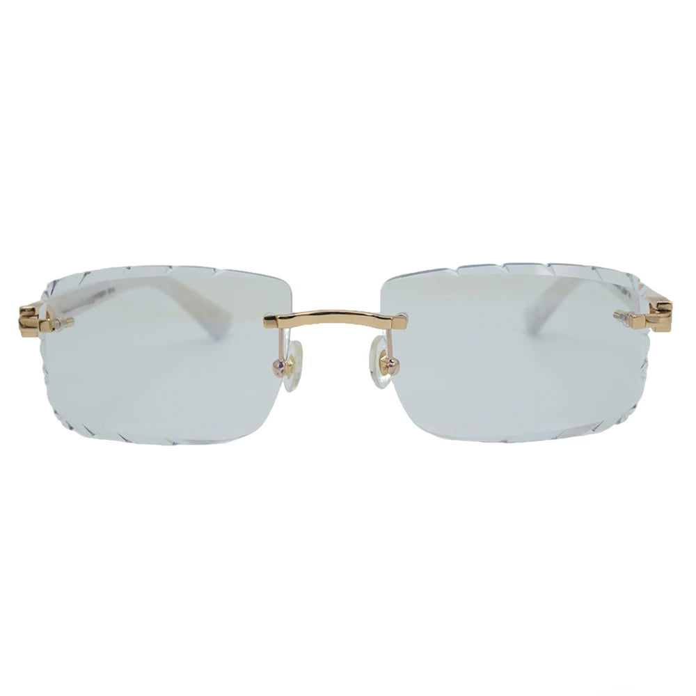 Sonnenbrille mit schlanken Metallrahmen: UV400-Schutz, trendiges Design für den täglichen und draußenbereich, schlanke Metall-Sonnenbrille