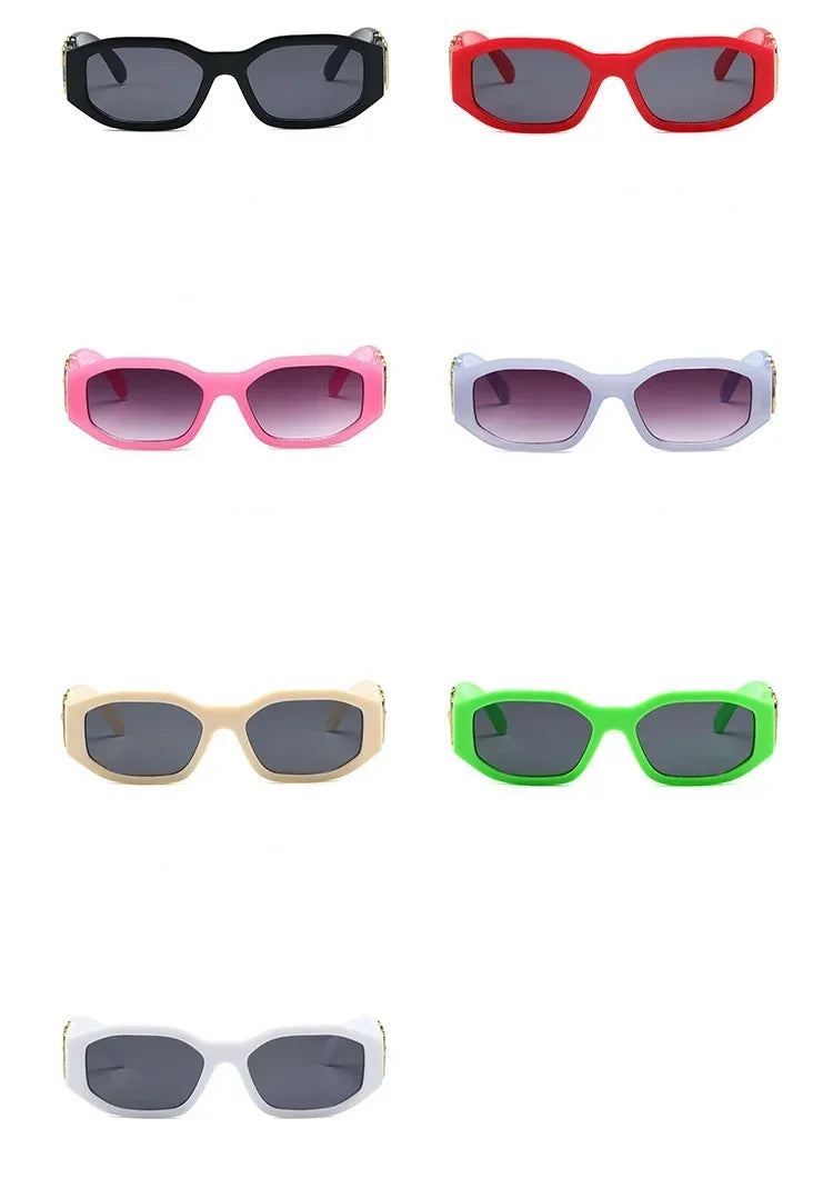 Neue Retro Unregelmäßige Quadratische Sonnenbrille für Frauen Männer Mode Designer Kleine Rahmen Sonnenbrille Trend Produkt Shades UV400
