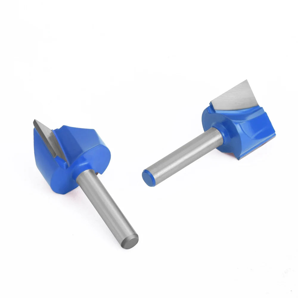 LAVIE 6mm 1/4 Schaft 1 stücke Reinigung Bottom Bit Gerade Router Bit set Sauber Fräser Holzbearbeitung Power maschine