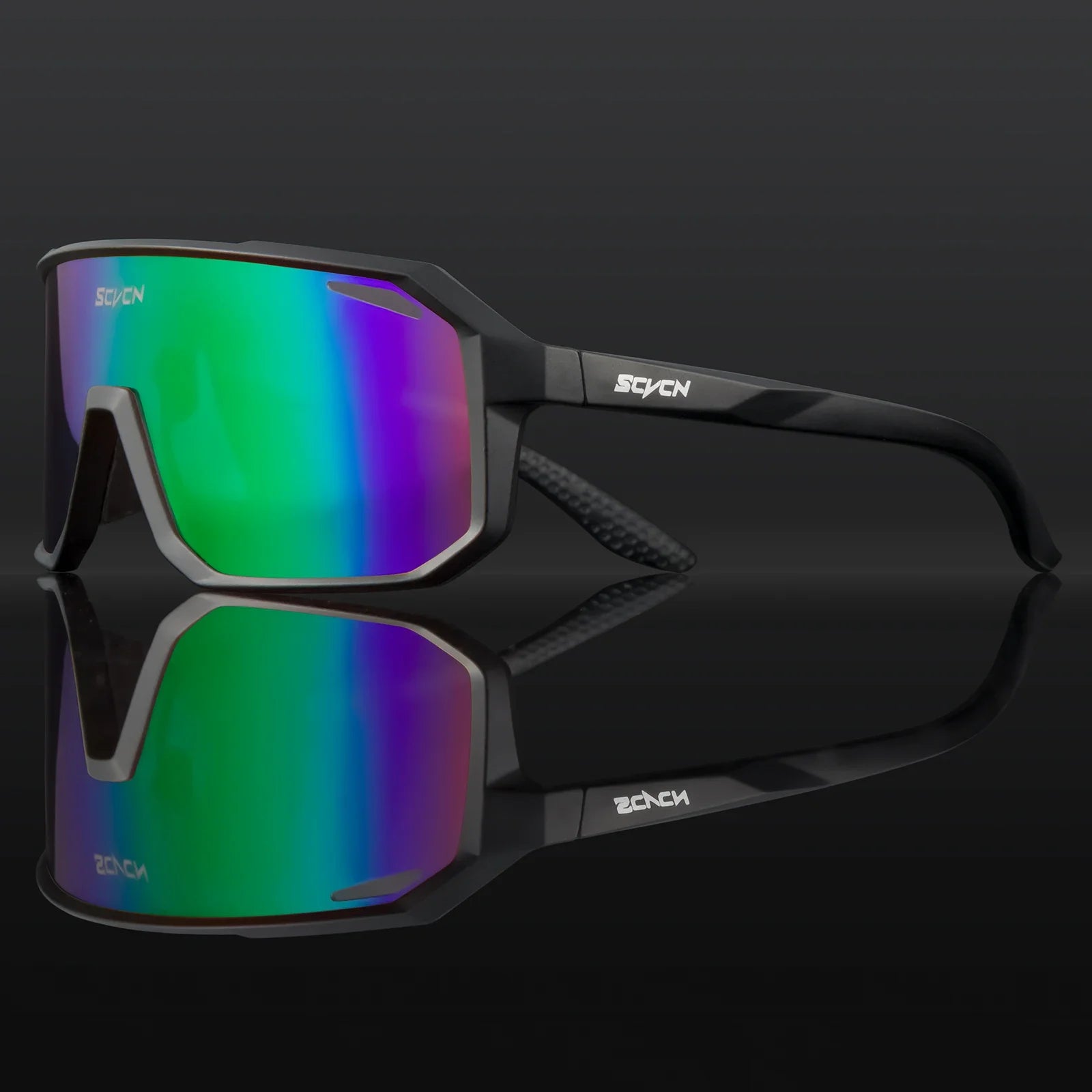 SCVCN Fahrradbrille, Fahrrad, Mountainbike, Wandern, Camping, Golf, UV400, Sonnenbrille, Sportschutzbrille für Männer und Frauen, Baseball