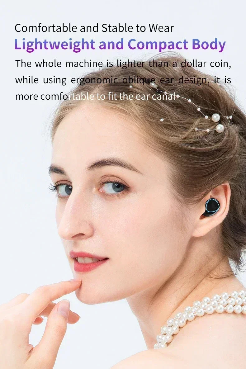 M10 drahtlose kopfhörer bluetooth kopfhörer wasserdichte ohrhörer sport ohrhörer für huawei iphone oppo xiaomi tws musik headset