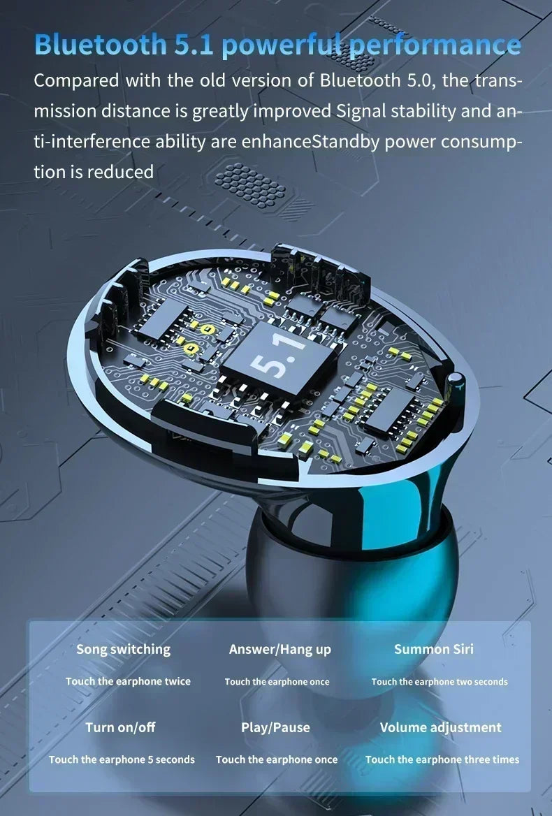 M10 drahtlose kopfhörer bluetooth kopfhörer wasserdichte ohrhörer sport ohrhörer für huawei iphone oppo xiaomi tws musik headset