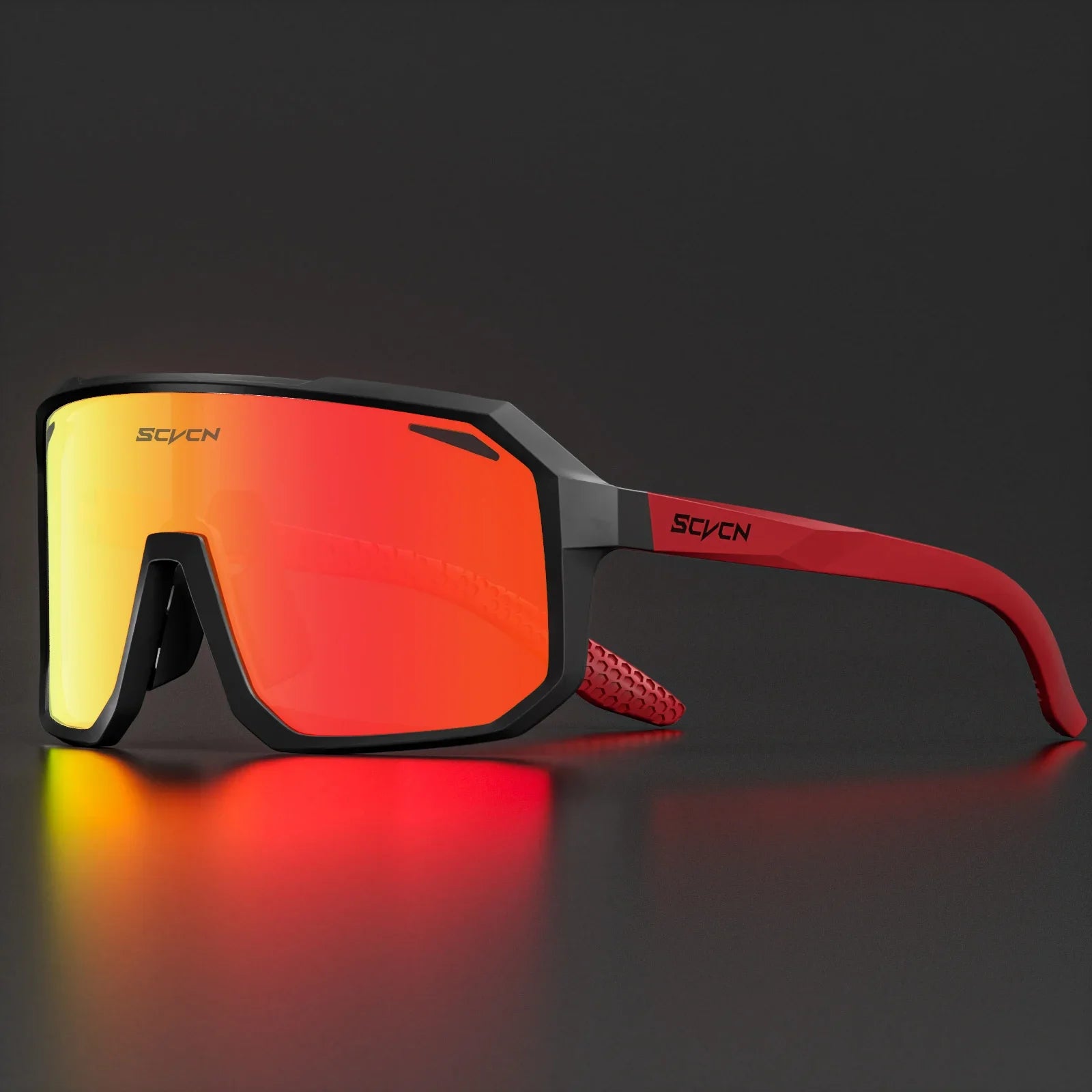 SCVCN Fahrradbrille, Fahrrad, Mountainbike, Wandern, Camping, Golf, UV400, Sonnenbrille, Sportschutzbrille für Männer und Frauen, Baseball