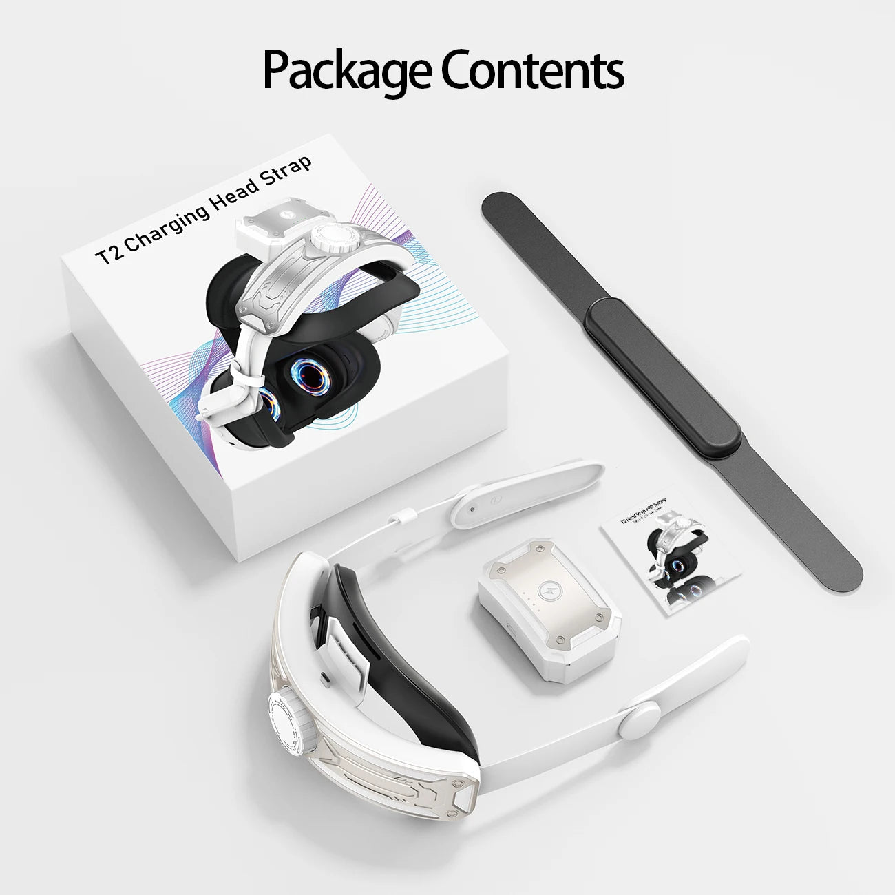 Kopfband mit Akku für Meta/Oculus Quest 2, verstellbares Elite-Gurt-Ersatzzubehör für Oculus/Meta Quest 2