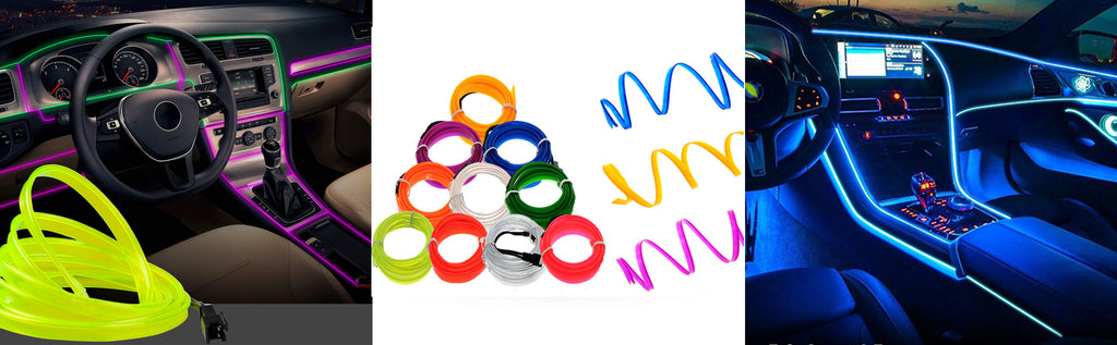 5m Auto Innenraum LED-Streifen Licht Neon El Verkabelung dekorative Lampe für Auto DIY flexible Umgebungs licht USB Party Atmosphäre Diode