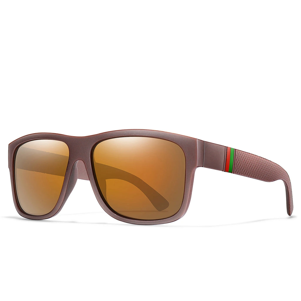 Klassische Männer Platz Polarisierte Angeln Sonnenbrille Im Freien Fahren Radfahren Laufen Brille Vintage Großen Rahmen UV400