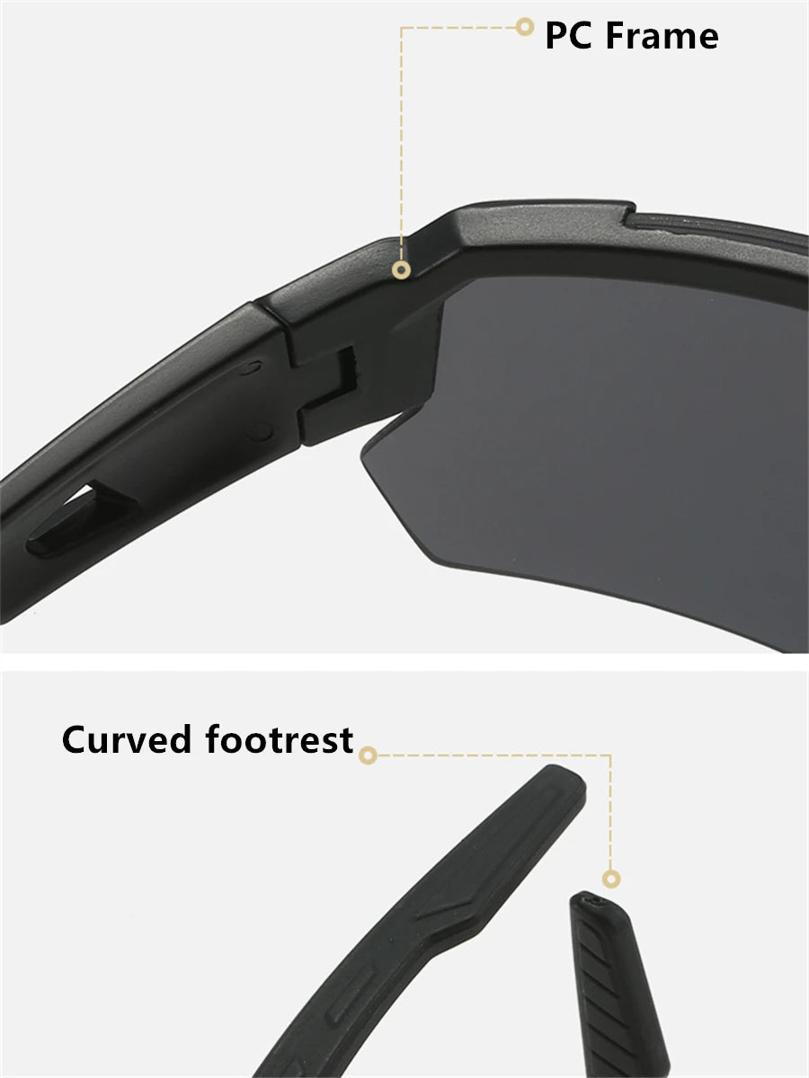 Sonnenbrille für Männer Sport Fahrrad Brille Fahrrad Mountainbike Wandern Camping Golf UV-Schutzbrille Frauen Baseball