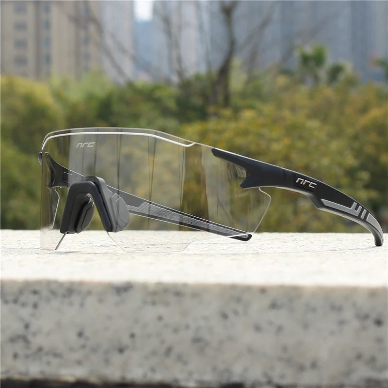 NRC Radfahren Sonnenbrille 1 objektiv UV400 TR90 Sport Fahrrad Brille MTB Mountainbike Angeln Wandern Reiten Brillen für Männer Frauen