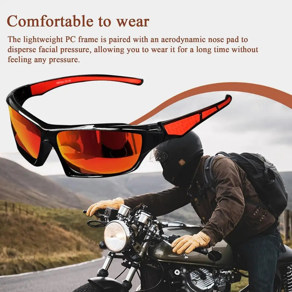 Angel-Sonnenbrille für Herren, UV-Sonnenbrille, polarisierte Brille für Herren, bequeme, leichte Sportbrille zum Fahren