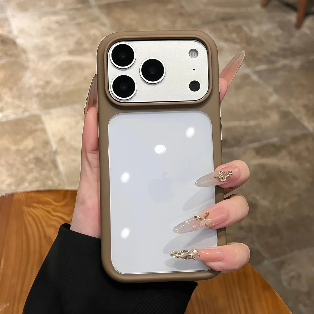 Intelligente Kamera-Touch-Taste, kristallklare Handyhülle für iPhone 17 Pro Max 17 Pro 17 Air, transparente, stoßfeste Abdeckung