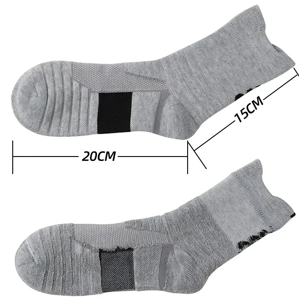 1/3 Pairs Anti-slip Fußball Socken Männer Baumwolle Socke Kurze Lange Röhre Fußball Basketball Sport Socken Atmungsaktive Deodorous socke 39-45