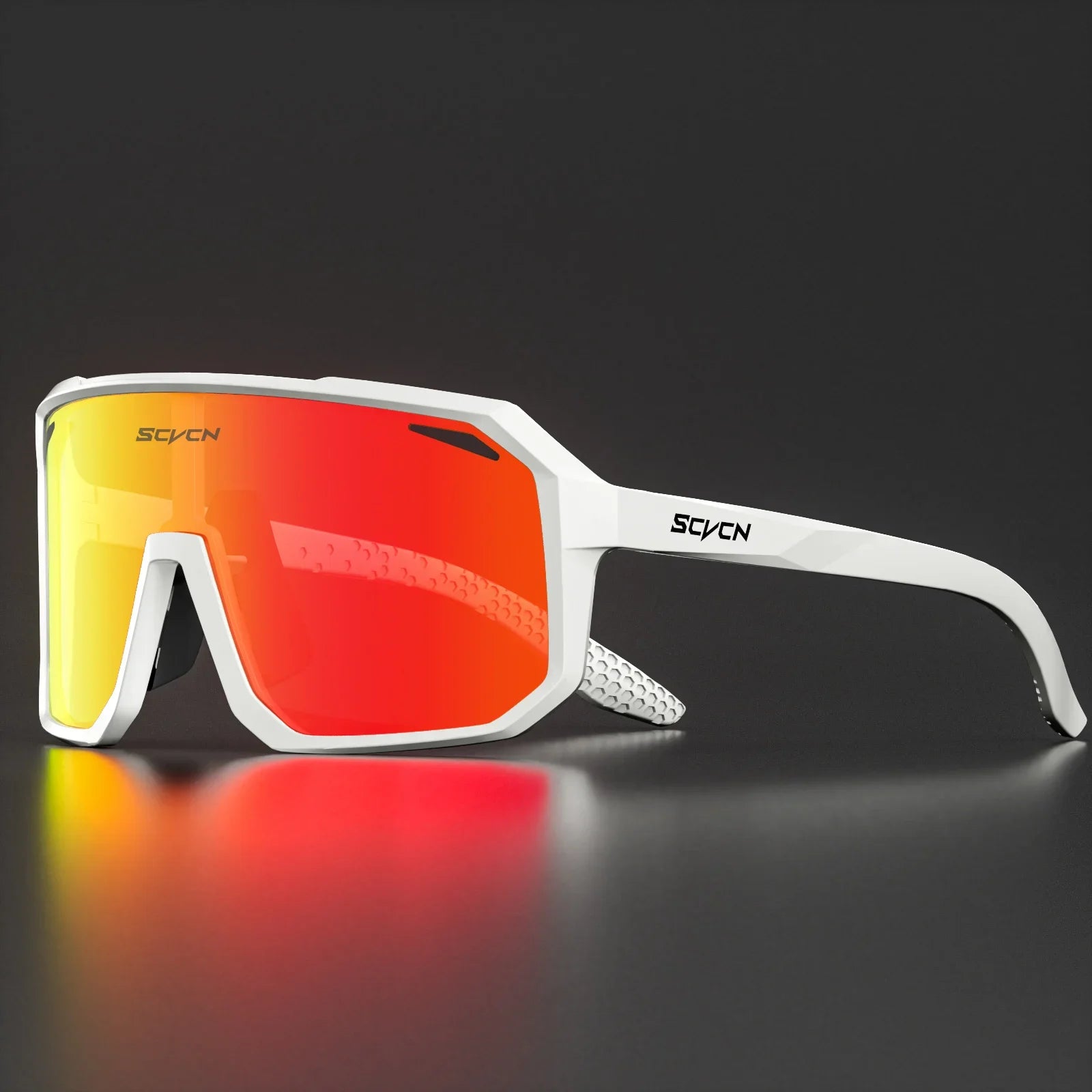 SCVCN Fahrradbrille, Fahrrad, Mountainbike, Wandern, Camping, Golf, UV400, Sonnenbrille, Sportschutzbrille für Männer und Frauen, Baseball