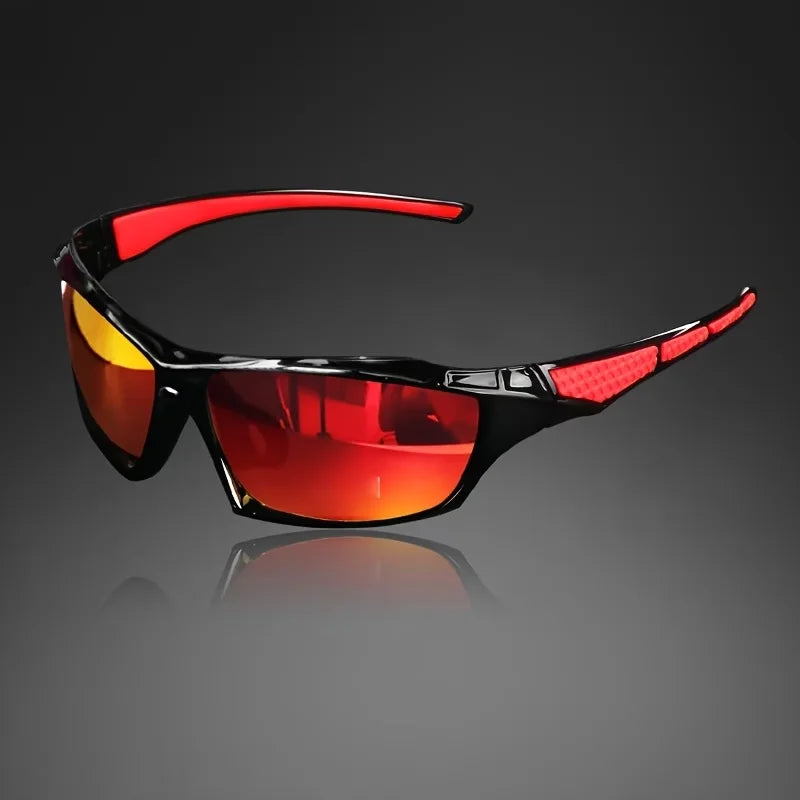 1/3 Stück Sportsonnenbrille für Herren, Leichte Nachtsichtbrille, Fahrrad-, Fahr- und Angelbrille, Modische Verspiegelte Sonnenbrille