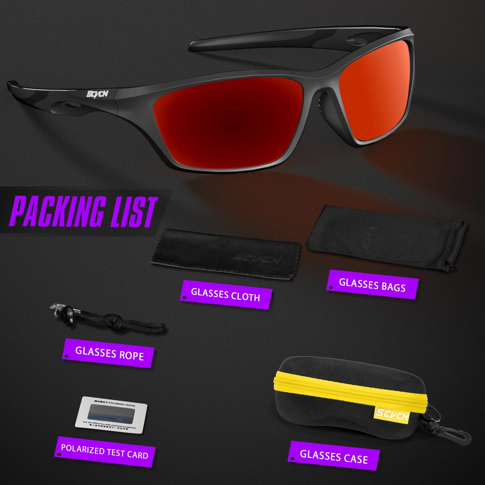 Fahrradsonnenbrille für Damen und Herren, Sportbrillen, Mountainbike-Reitbrille, Rennrad, Neu, 2023