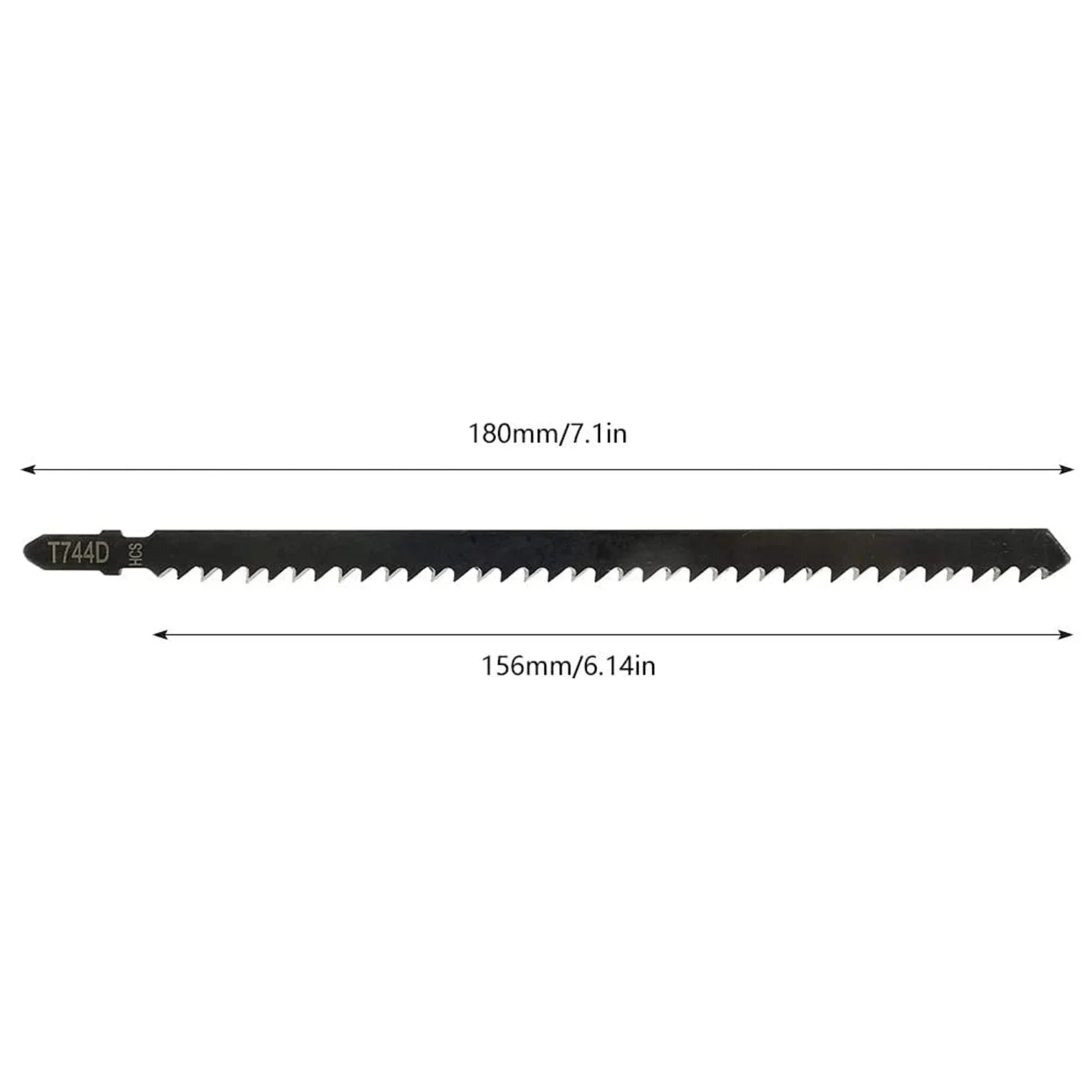5PCS T744D Professionelle Jigsaw Klinge Set 180mm Lange Jig Sägeblätter Für Holz Metall Gerade Schneiden T-schaft Jig Sägeblatt