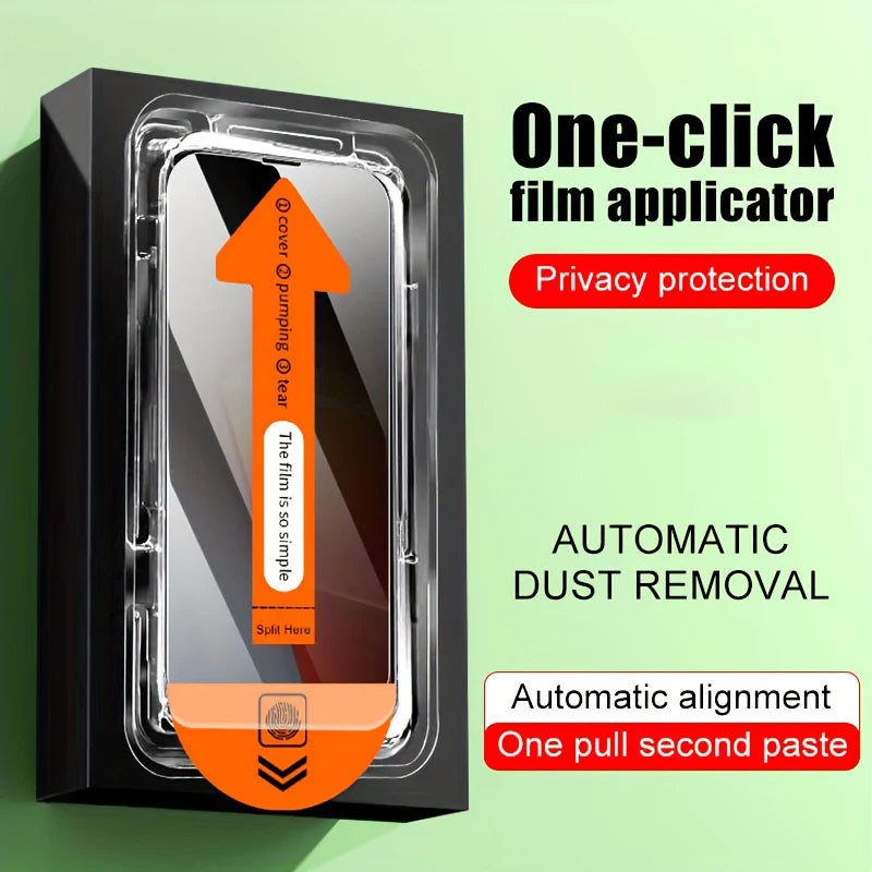 Anti-Spy gehärtetes Glas für iPhone 13 12 Mini 11 14 15 Plus 16 Pro Max 17 Air 16e Privatsphäre Displayschutzfolie iPhone XR X XS Max 7 8 Film