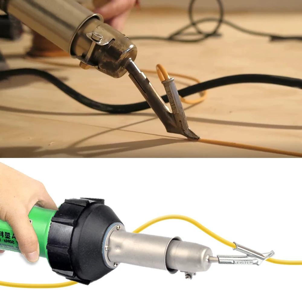 Kunststoff-Schweißmaschine, verwendet für PP-PVC-Stoßstange, 1600 W, 220 V, Kunststoff-Schweißpistole, Heißluftgebläse, Wärmebrenner, Schweißerdüse