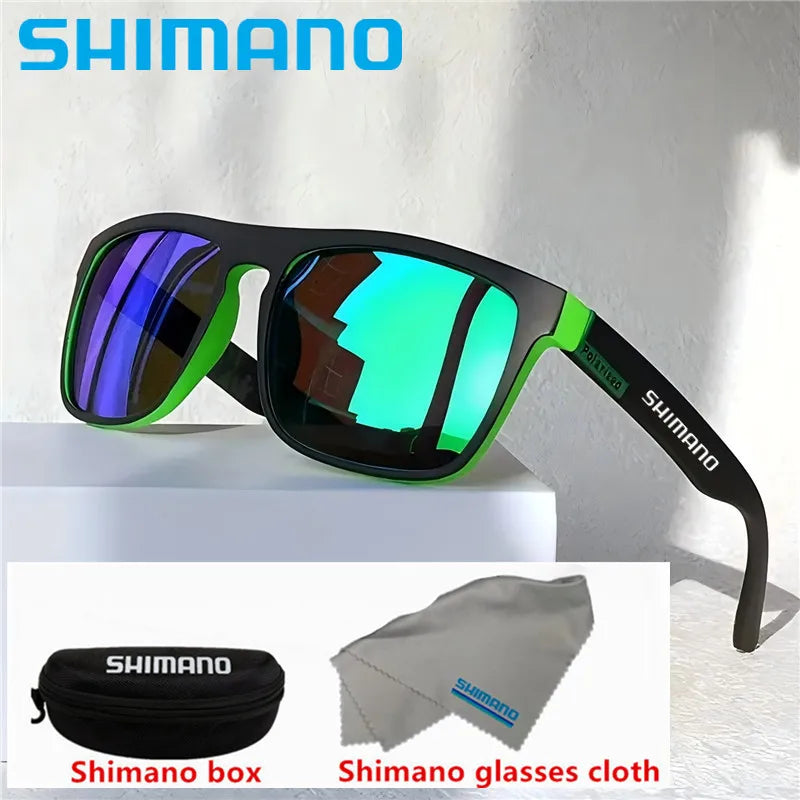 Klassische quadratische polarisierte Unisex-Outdoor-Sport-Sonnenbrille zum Angeln, Jagen, Radfahren, Fahren, Bergsteigen, UV400, blendfrei