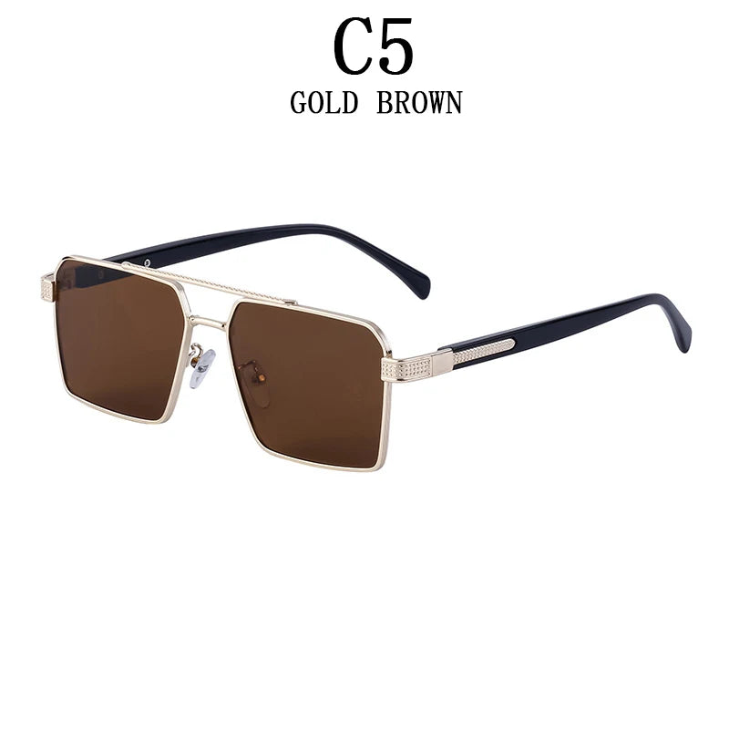 2023 quadratische Sonnenbrille für Männer Luxus Sonnenbrille Frauen trend ige Vintage Mode Brille Sonne Gafas de Sol Hombre Lünette Soleil Femme