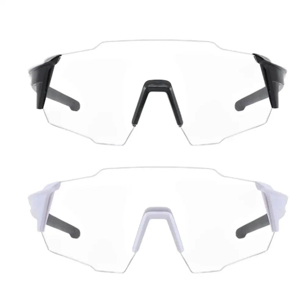 Photochrome Sonnenbrille Polarisierte Fahrradbrille Sportsonnenbrille UV400-Schutz Sportbrille Klare Fahrbrille für