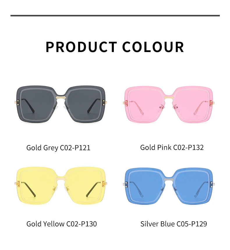 Fashion Street Shot Sonnenbrille im neuen Stil, Outdoor-Sonnenschutz, großer Rahmen, Unisex-Brille für einen trendigen Look