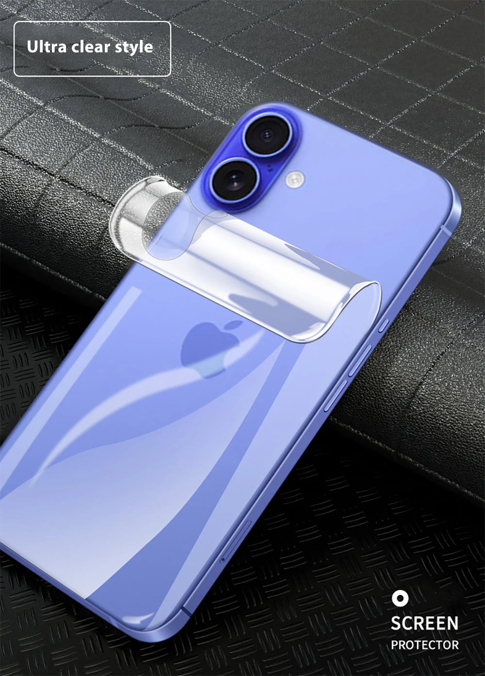 4-1Pcs Zurück Hydrogel Film Für iPhone 16 15 Pro Max 13 14 12 11 XS XR 7 8 plus Soft Clear Screen Protector Telefon Zubehör